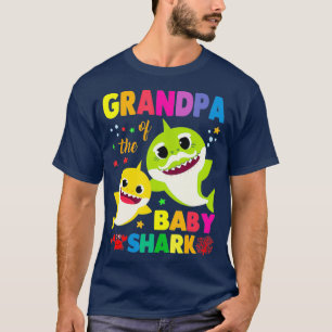Opa van de Baby haaiendag opa haai T-shirt