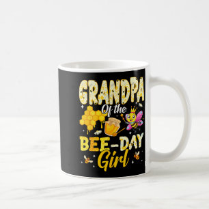 Opa van de Bee Day Girl Verjaardag Familie Matchin Koffiemok