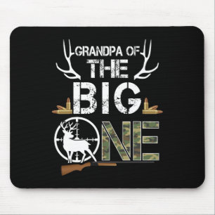 Opa van de Big One verjaardagsjongen Deer Hunter C Muismat