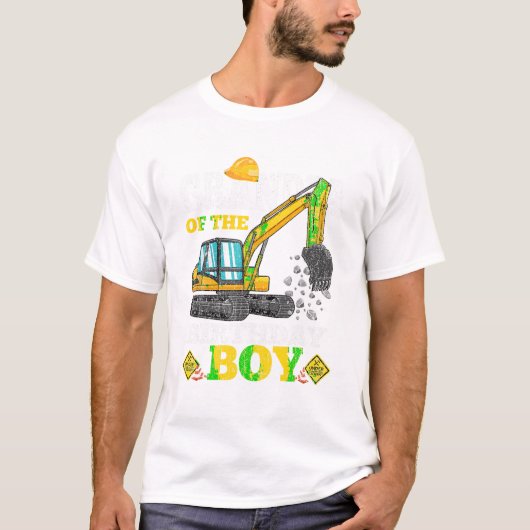 Opa van de Birthday Boy T-shirt (Voorkant)