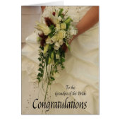 Opa van de bruid bruiloft gefeliciteerd (Voorkant)