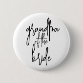 Opa van de bruid Button (Voorkant)