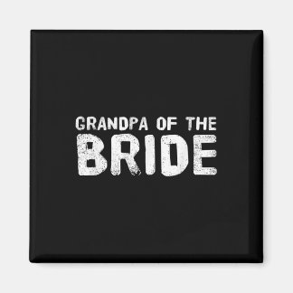 Opa van de bruid Grappige bruidegom feest cadeau Magneet