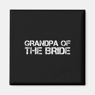 Opa van de bruid Grappige bruidegom feest cadeau Magneet