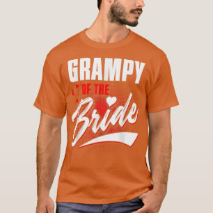 Opa van de bruid huwelijksfeest bijpassende bruids t-shirt