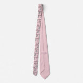 Opa van de Bruid Roze Stropdas (Achterkant)