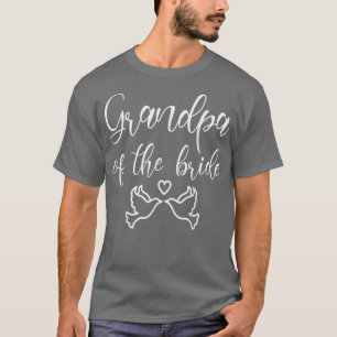 Opa van de bruid voor bijpassende huwelijksfeest t-shirt