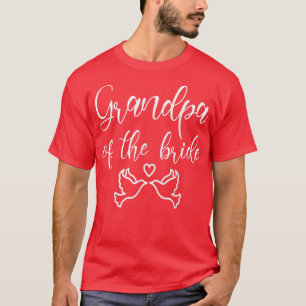 Opa van de bruid voor een huwelijk 26 t-shirt