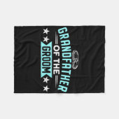 Opa van de bruidegom bijpassende vrijgezellenfeest fleece deken (Voorkant (Horizontaal))