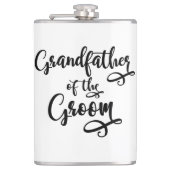 Opa van de bruidegom heupfles (Voorkant)