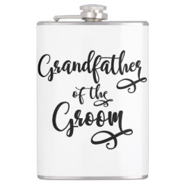 Opa van de bruidegom heupfles