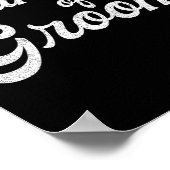 Opa van de bruidegom shirts voor mannen1 poster (Hoek)