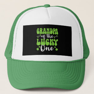 Opa van de geluksbrenger eerste verjaardag St Patr Trucker Pet