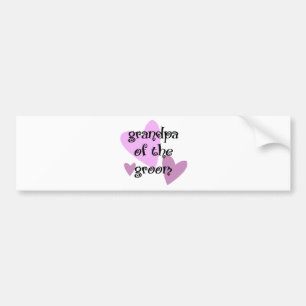 Opa van de Groom Bumpersticker
