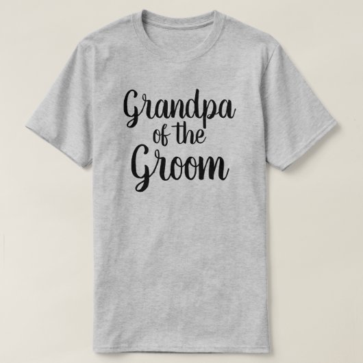 Opa van de Groom T-shirt (Design voorkant)