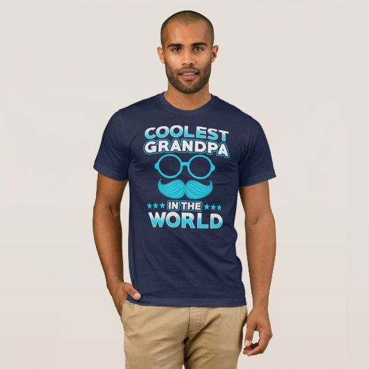 Opa van de grootvader ter wereld t-shirt (Voorkant volledig)