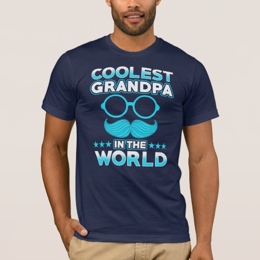 Opa van de grootvader ter wereld t-shirt (Voorkant)