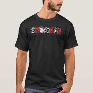 Opa van de jarige boerderij erf verjaardag t-shirt