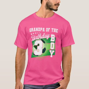 Opa van de jarige jongen Het is mijn 3e verjaardag T-shirt
