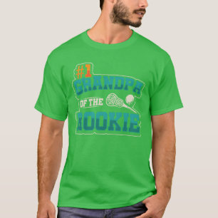 Opa van de jonge lacrosse-speler sportjongen t-shirt