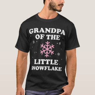 Opa van de kleine sneeuwvlok Christmas Baby T-shirt