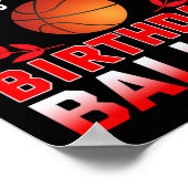 Opa van de verjaardag Byller Bysketbyll Theme Bd Poster (Hoek)