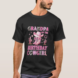 Opa van de verjaardag Cowgirl Rodeo Feest Verjaard T-shirt