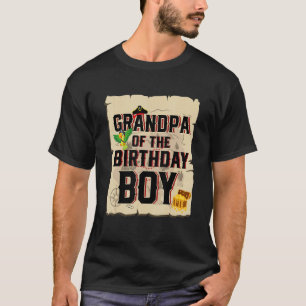Opa van de verjaardag jongen piraat thema 5e bda t-shirt