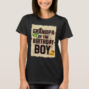 Opa van de verjaardag jongen piraat thema 5e bda t-shirt