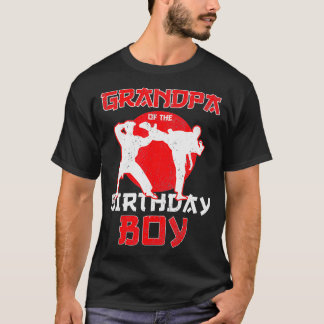 Opa van de verjaardag Karate Taekwondo Boy Marti T-shirt
