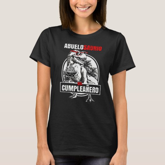 Opa van de verjaardag opa rex Spaans T-shirt (Voorkant)