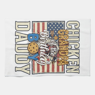 Opa van de Verjaardagsjongen Koekje Melk Shirt Des Theedoek