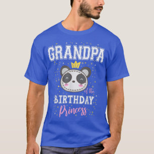 Opa van de vogelprinses Cute Panda Beer B T-shirt