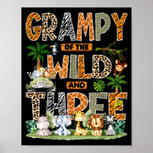 Opa van de Wilde & Drie Zoo 3e verjaardag Sa Poster