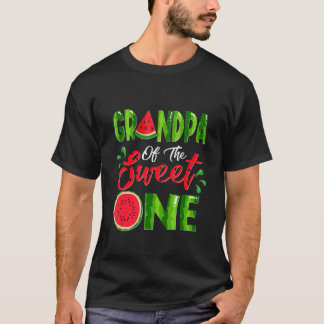 Opa van de zoete watermeloen van één dag t-shirt