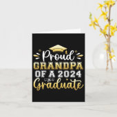 Opa van een 2024 Afstuderen senior Afstuderen Mann Kaart (Gele Bloem)