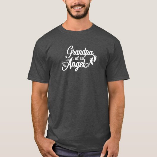Opa van een Angel T-Shirt (Voorkant)