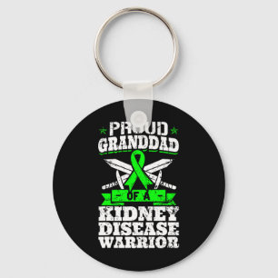Opa van een Kidney Disease Warrior Awareness CKD Sleutelhanger