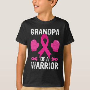 Opa van een Warrior Breast Cancer Awareness Month T-shirt