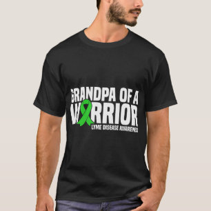 Opa van een Warrior Green Ribbon Lyme Disease Awa T-shirt