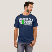 Opa van een Warrior Scoliosis Awareness T-shirt (Voorkant volledig)
