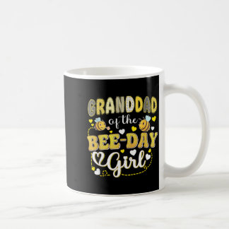 Opa van het Bee-Day meisje Funny Bee verjaardag Koffiemok