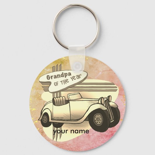 Opa van het Jaar sleutelhanger (Voorkant)