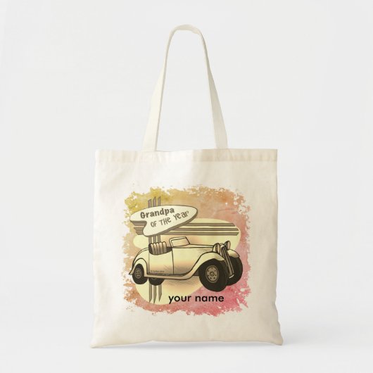 opa van het jaar tote bag (Voorkant)