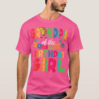 Opa van het meisje van de geboorte Happy Bday Taco T-shirt