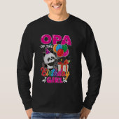 Opa van het Panda Beer Verjaardag Dierenvriend Boy T-shirt (Voorkant)