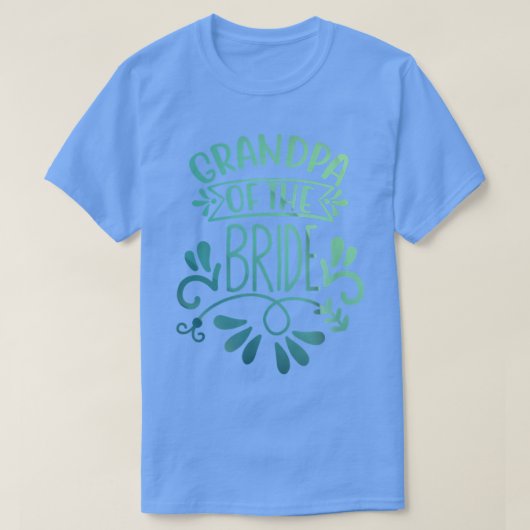 Opa van het T-shirt van de Bride en de bruiloft (Design voorkant)