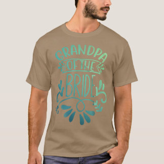 Opa van het T-shirt van de Bride en de bruiloft