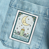 Opa van het Tarot Baby shower Button