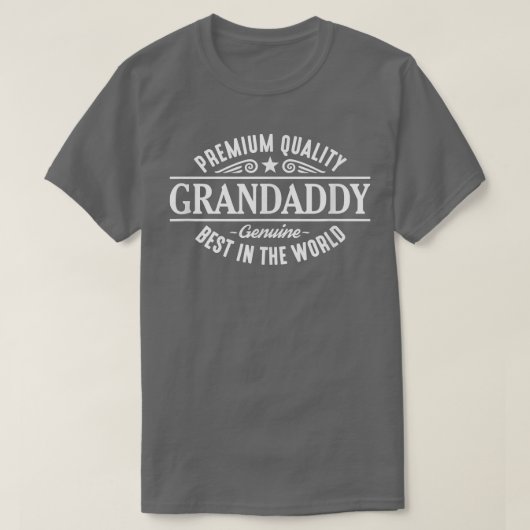Opa van Mannen kwaliteit T-shirt (Design voorkant)